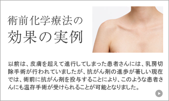 術前化学療法の効果の実例